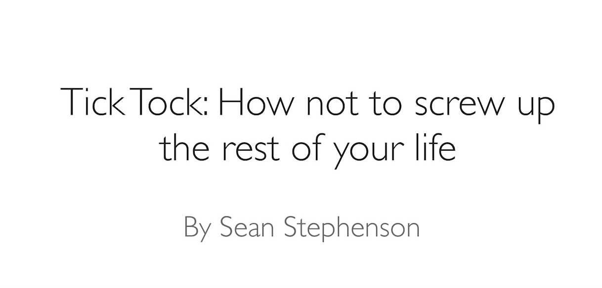 How Not to Screw Up the Rest of Your Life | Sean Stephenson